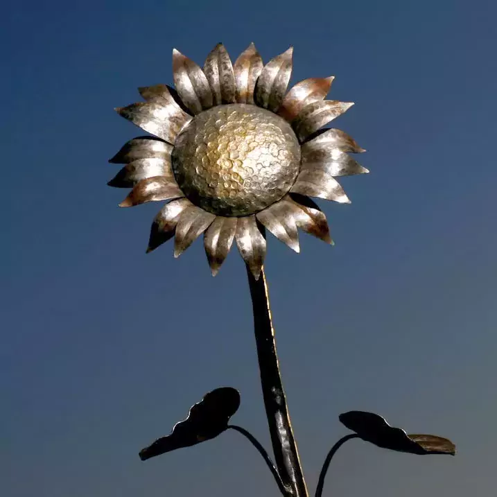 Metal Sunflowers